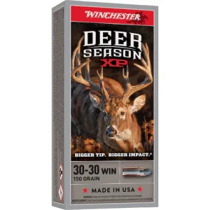 Winchester Deer Season XP 30-30 Winchester Ammo 150 Grain Winchester Extreme Point Polymer Tip 200rounds15 - Best Price - Ammunition | Illinois Gun Shop