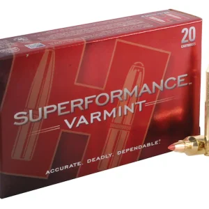 Hornady Superformance Varmint 204 Ruger Ammo 40 Grain Hornady V-Max Polymer Tip 500rounds - Best Price - Ammunition - Illinois Gun Shop