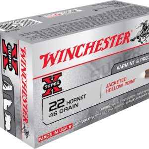 New Winchester Super X 22 Hornet Ammo 46 Grain Jacketed Hollow Point  200 rounds - Handguns | Illinois Gun Shop