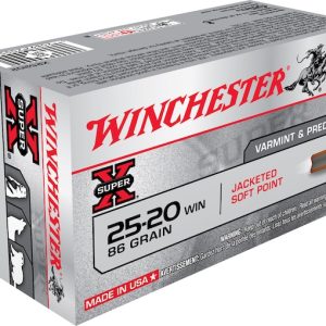 New Winchester Super X 25-20 WCF Ammo 86 Grain Jacketed Soft Point Box of 50 - Ammunition - Illinois Gun Shop