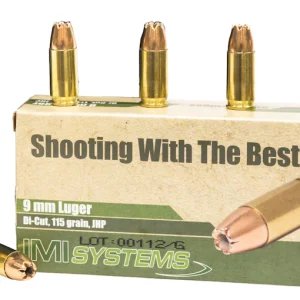 Get IMI 9mm Luger Ammo 115 Grain Jacketed Hollow Point Online - Handguns | Illinois Gun Shop