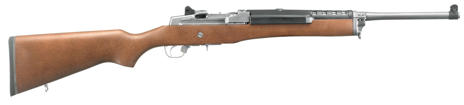 Ruger 5802 Mini-14 Ranch 223 Rem/5.56 NATO 5+1 18.50″ Matte Stainless Steel Barrel, Matte Stainless Steel Drilled & Tapped Receiver, Hardwood Fixed Stock, Right Hand Ruger 5802 Mini-14 Ranch 223 Rem/5.56 NATO 5+1 18.50″ Matte Stainless Steel Barrel, Matte Stainless Steel Drilled & Tapped Receiver, Hardwood Fixed Stock, Right Hand - Semi Auto Rifles - Illinois Gun Shop
