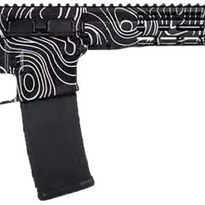 Shark Coast Tactical Black Topography Rifle .223/5.56 16-inch 30rd - Semi Auto Rifles | Illinois Gun Shop