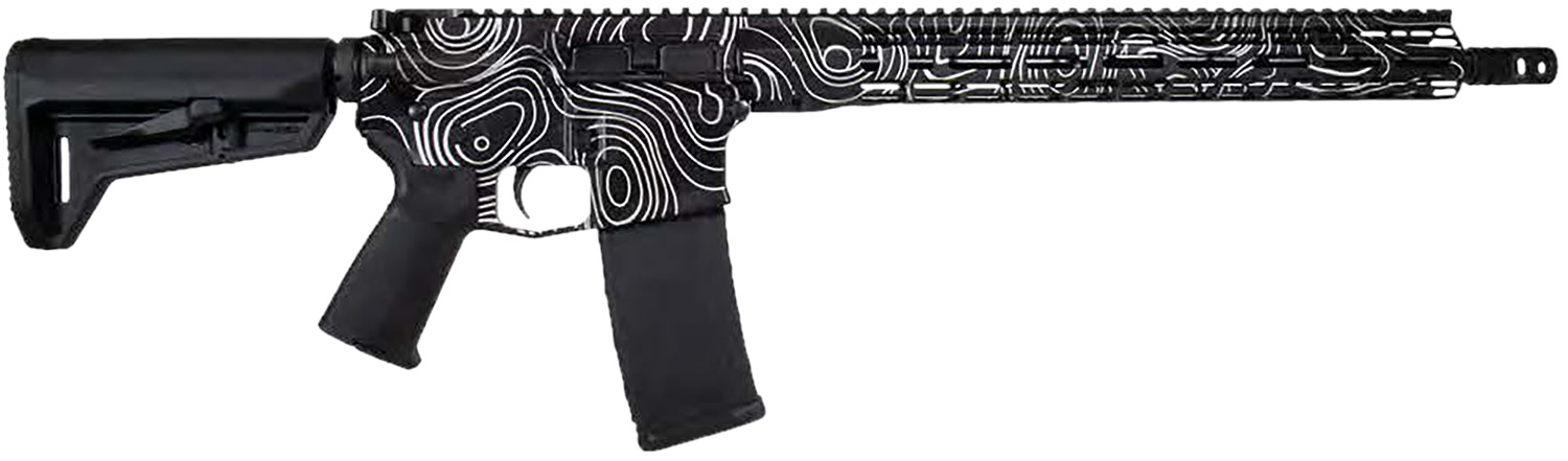Shark Coast Tactical Black Topography Rifle .223/5.56 16-inch 30rd Shark Coast Tactical Black Topography Rifle .223/5.56 16-inch 30rd - Semi Auto Rifles - Illinois Gun Shop