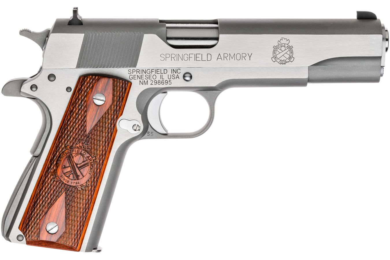 Springfield 1911-A1 Mil-Spec 45ACP Stainless Steel Springfield 1911-A1 Mil-Spec 45ACP Stainless Steel - Firearms - Illinois Gun Shop