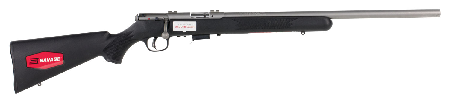 Savage Arms 94700 93 FVSS Full Size 22 WMR 5+1 21″ Matte Heavy Barrel, Matte Drilled & Tapped Stainless Steel Receiver, Matte Black Fixed Synthetic Stock, Right Hand Savage Arms 94700 93 FVSS Full Size 22 WMR 5+1 21″ Matte Heavy Barrel, Matte Drilled & Tapped Stainless Steel Receiver, Matte Black Fixed Synthetic Stock, Right Hand - Bolt Action Rifles - Illinois Gun Shop