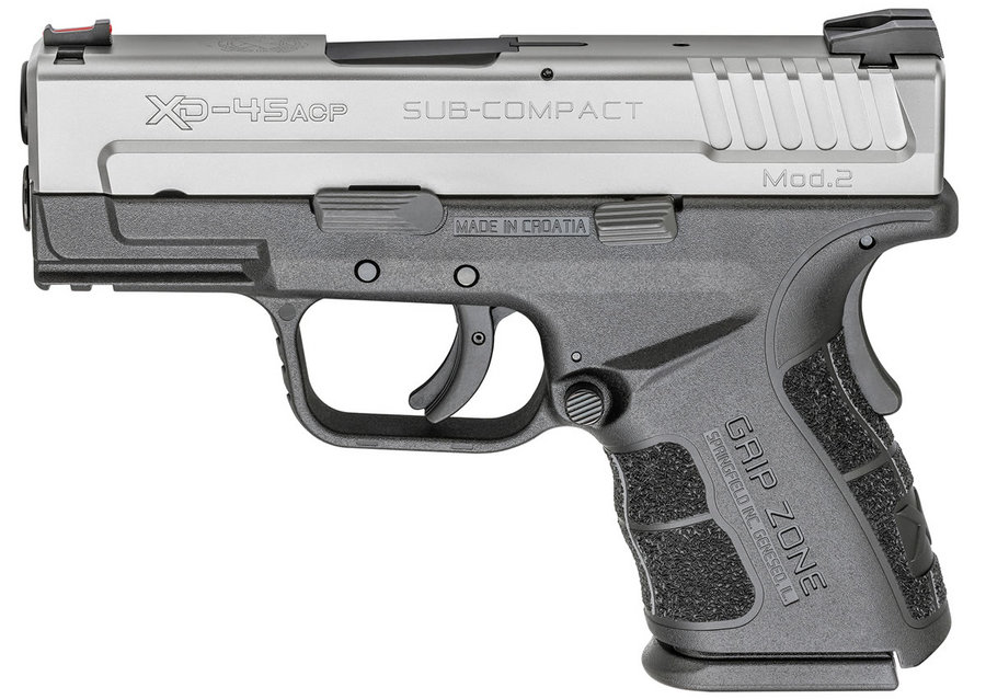 Springfield XD Mod.2 45ACP Sub-Compact Bi-tone Essentials Package with GripZone Springfield XD Mod.2 45ACP Sub-Compact Bi-tone Essentials Package with GripZone - Firearms - Illinois Gun Shop