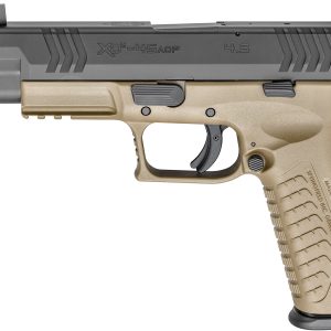 Springfield XDM .45ACP 4.5 Flat Dark Earth (FDE) Essentials Package with Threaded Barrel - Firearms | Illinois Gun Shop