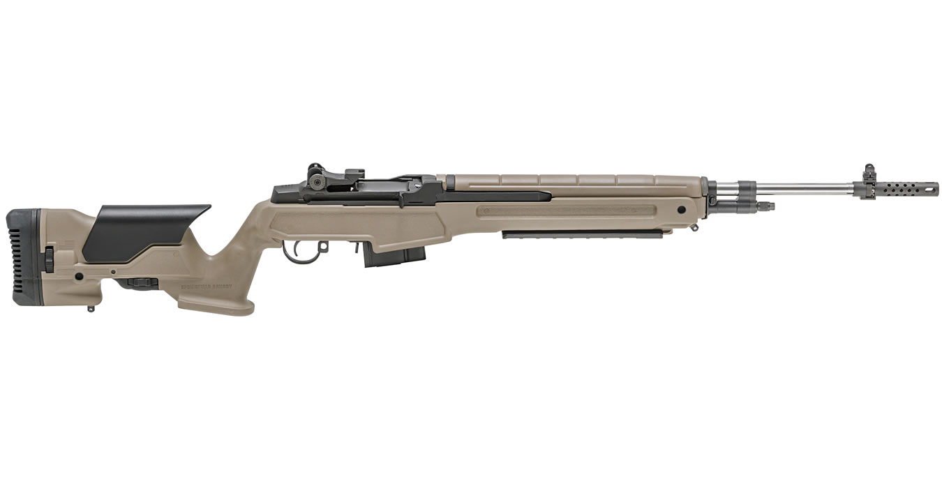 Springfield M1A Loaded 6.5 Creedmoor with FDE Precision Adjustable Stock and Stainless Barrel Springfield M1A Loaded 6.5 Creedmoor with FDE Precision Adjustable Stock and Stainless Barrel - Firearms - Illinois Gun Shop