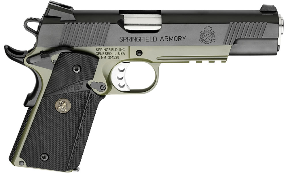 Springfield 1911 Loaded MC Operator 45ACP OD Green Armory Kote Springfield 1911 Loaded MC Operator 45ACP OD Green Armory Kote - Firearms - Illinois Gun Shop
