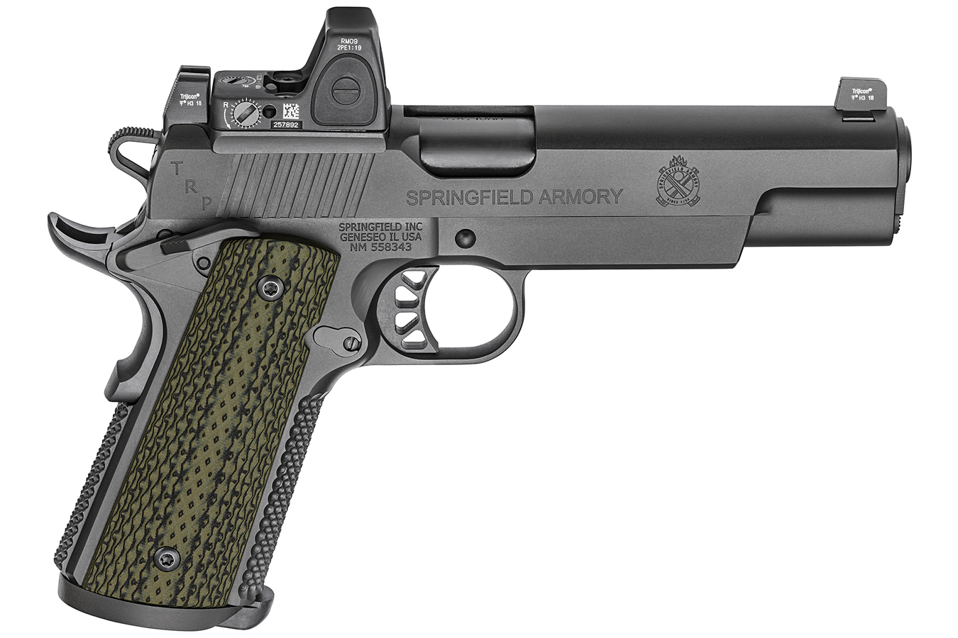 Springfield 1911 TRP 10mm with Trijicon RMR Reflex Sight and Range Bag Springfield 1911 TRP 10mm with Trijicon RMR Reflex Sight and Range Bag - Firearms - Illinois Gun Shop