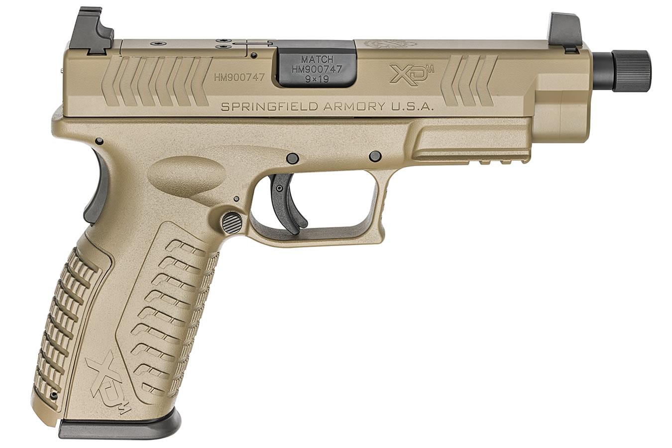 Springfield XDM OSP 9mm 4.5 Full-Size Optics-Ready Desert FDE Pistol with Threaded Barrel Springfield XDM OSP 9mm 4.5 Full-Size Optics-Ready Desert FDE Pistol with Threaded Barrel - Pistols - Illinois Gun Shop