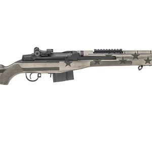 Springfield M1A Scout Squad 308 with Sand/OD Green American Flag Stock (Display Model) - Firearms | Illinois Gun Shop
