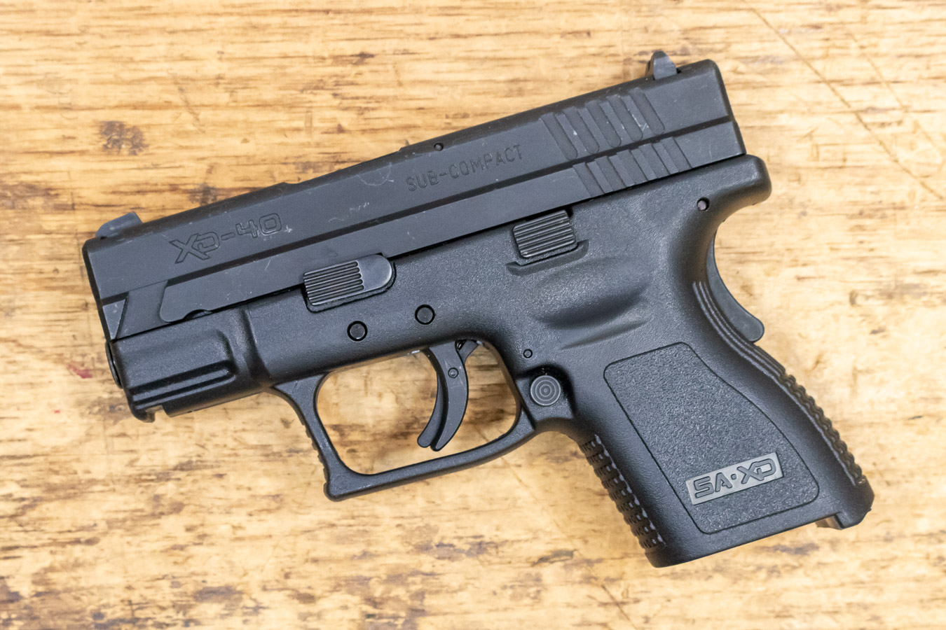 Springfield XD40 Sub-Compact 40 S&W Police Trade-in Pistol (No Magazine) Springfield XD40 Sub-Compact 40 S&W Police Trade-in Pistol (No Magazine) - Pistols - Illinois Gun Shop