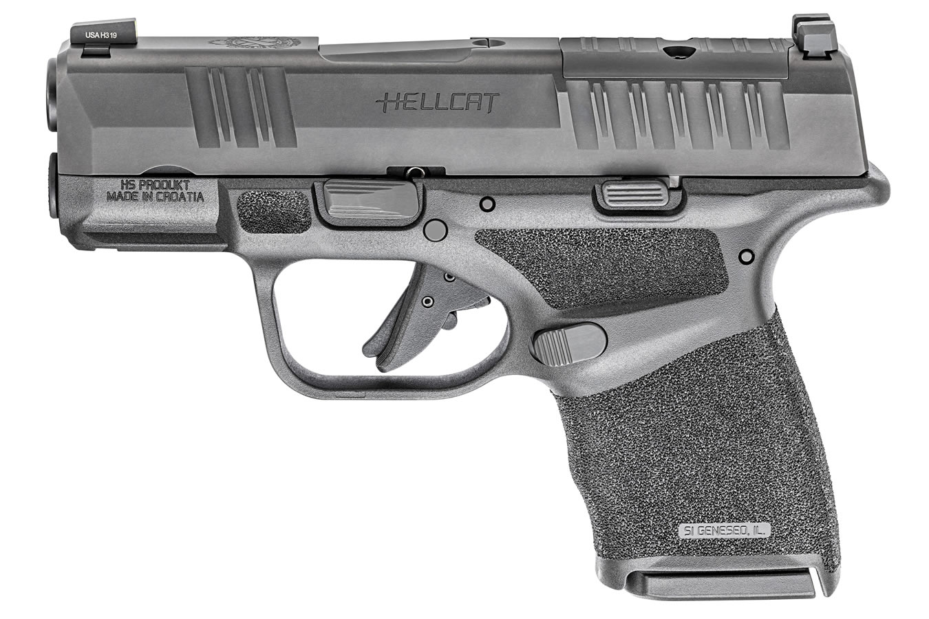 Springfield Hellcat 9mm Black Micro Compact Optics-Ready Pistol (10-Round Model) Springfield Hellcat 9mm Black Micro Compact Optics-Ready Pistol (10-Round Model) - Pistols - Illinois Gun Shop