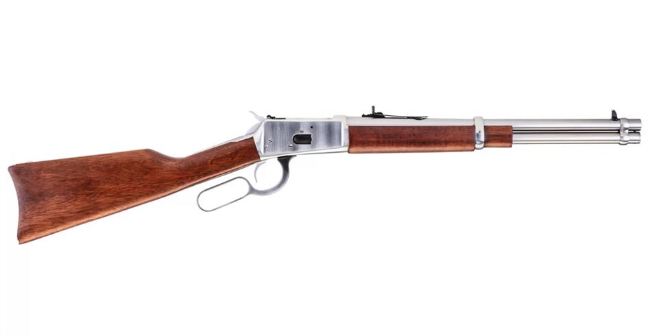 Rossi R92 .45 Colt Lever-Action Rifle with Polish Stainless Steel Finish and Hardwood Rossi R92 .45 Colt Lever-Action Rifle with Polish Stainless Steel Finish and Hardwood - Rifles - Illinois Gun Shop