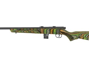 Savage 93R17 Minimalist Rifle 18 in Green Laminate - Bolt Action Rifles | Illinois Gun Shop