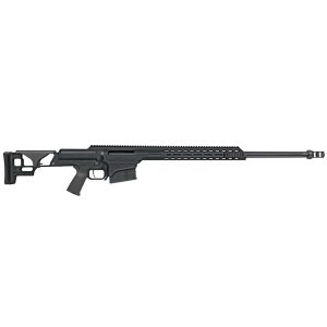 Barrett SMR MRAD Fixed Stock Rifle .338 Norma Magnum 10rd Magazine(1) 26” Fluted Barrel Black Finish - Bolt Action Rifles - Illinois Gun Shop