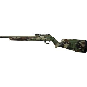 TacSol X-Ring VR Rifle .22 LR 10rd Capacity 16.5″ 1/2×28 Threaded Barrel Woodland Camo - Semi Auto Rifles | Illinois Gun Shop